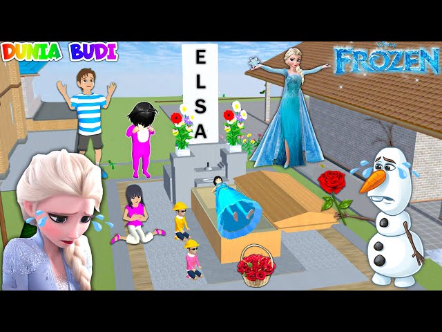 Hah!? Elsa Frozen Meninggal Masuk Peti Dikubur | Yuta Mio & Anna Nangis Sedih 😭