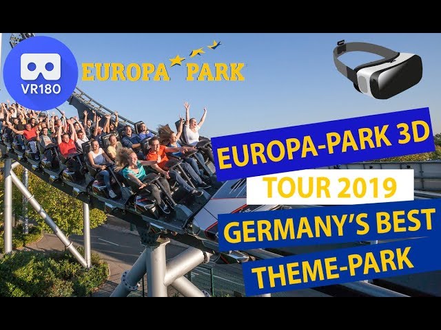 Europa-Park 2019 Full Tour 3D - Germany's Best Theme-Park [VR180 3-D Video]