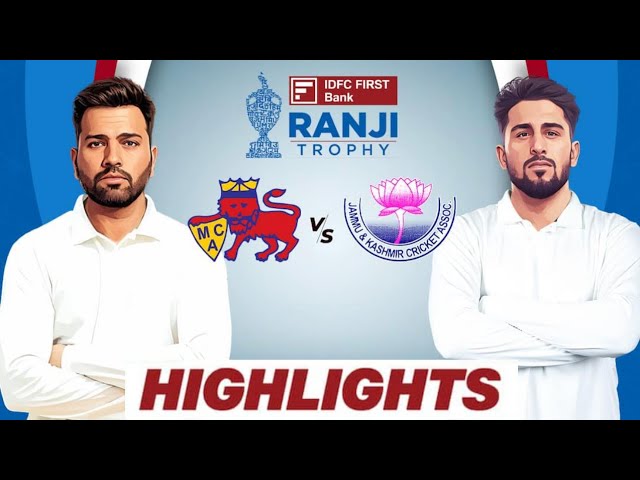 Mumbai vs Jammu Kashmir Day 1 Highlights in Ranji Trophy 2025 | Sports 18 HD