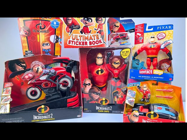 Disney Pixar The Incredibles Toys Unboxing Review | Stretching & Speeding Elasticycle Girl