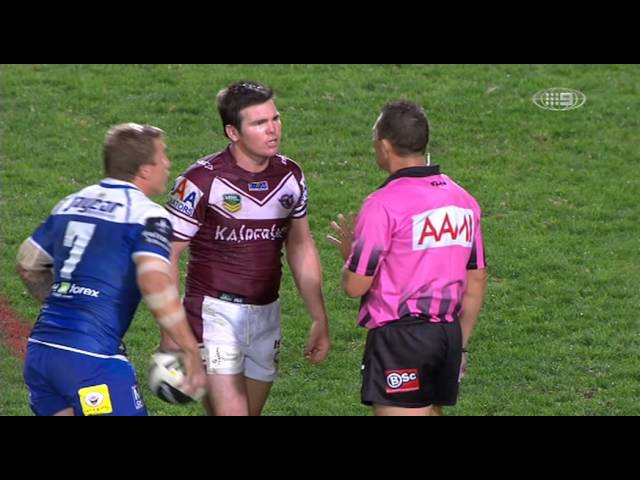 Trent Hodkinson Golden Point Penalty Goal (NRL 2013 Round 14)