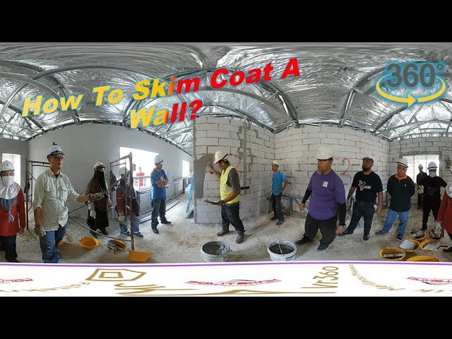 How To Skim Coat A Wall (eDOLA VR360 PMM 2019)