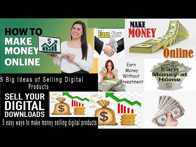 5 Big Ideas of Selling Digital Products | Top 5 ways to make money selling digital products