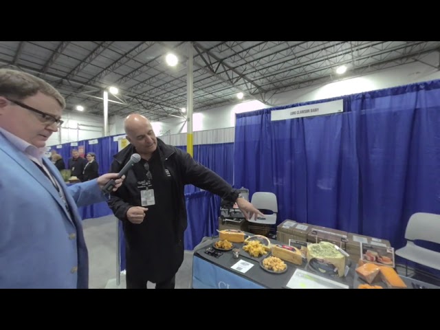 Martin Harris Long Clawson Dairy at the 2022 Gourmet Foods International Food Show