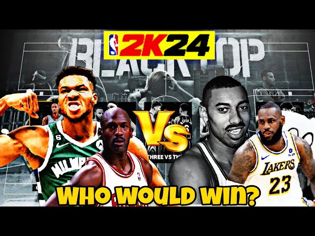 NBA 2K24 Blacktop Legends VS Legends 🤪🤪WHO WOULD WIN🔥🔥 #NBA2K24 #gaming #tralier HOF