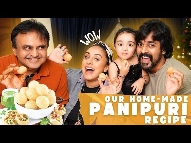 For All Pani Puri Lovers | Recipe | Pearle Maaney | Srinish Aravind