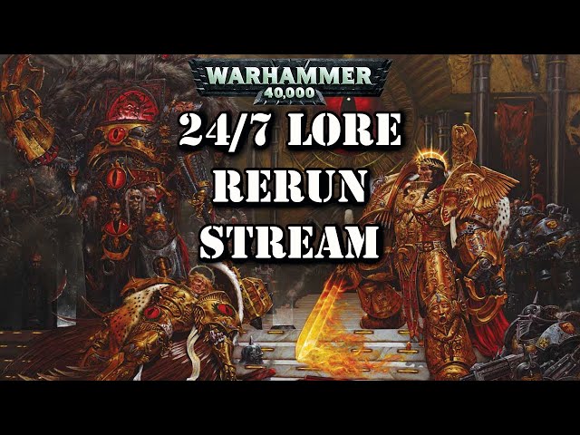 Warhammer 40k Radio 24/7 lore and story stream