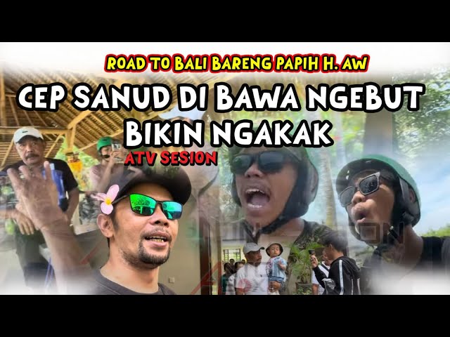 Naik ATV ngerjain cep sanud di air terjun. Ngkak..!!