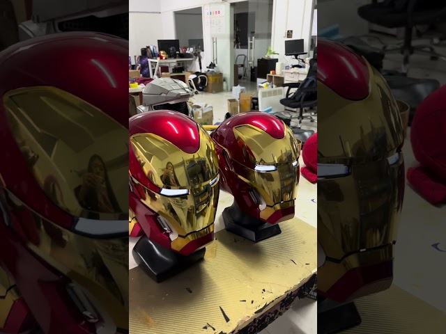 Testing the iron man mk50 helmets