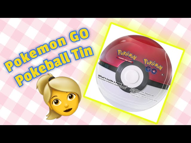 Let's open this Pokemon GO Pokeball tin together