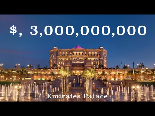 Emirates Palace | 7-Star Luxury Hotel | $ 3 Billion Hotel |Full Tour