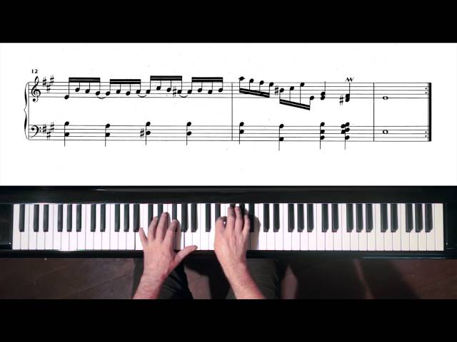 Scarlatti Sonata in A major K.208 - Paul Barton, piano