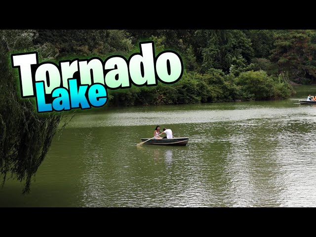 Rainbow in the Sky Lake After the Tornado  🌈 / Beautiful View Of Lake After the Tornado