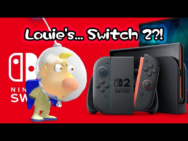 Louie's... SWITCH 2?! | Pikmin Plush (short) Video