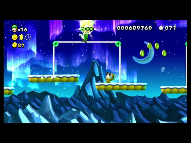 [127] The Festive Frosted Glacier | New Super Luigi. U