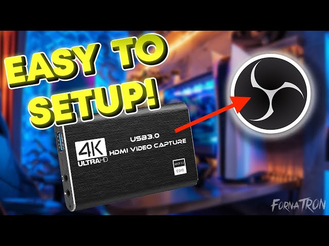 How To Setup A Capture Card In OBS Studio | EASY!