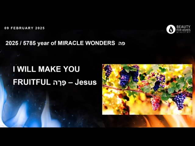 I will make you fruitful - Jesus [ 9 Feb 2025 ]