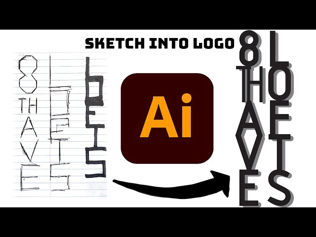 SKETCH INTO LOGO | Using Adobe Illustrator