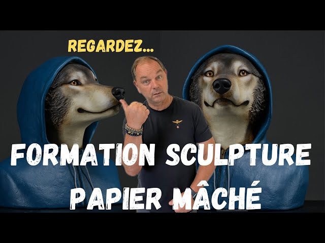 SCULPTURES EN PAPIER MÂCHÉ AVEC MÉLANIE BOULON !  #papiermache #sculpture #artiste