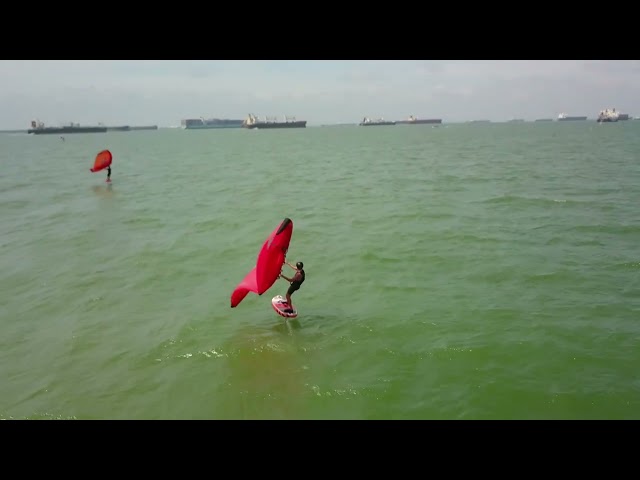 Wingfoiling Singapore East Coast 29 June