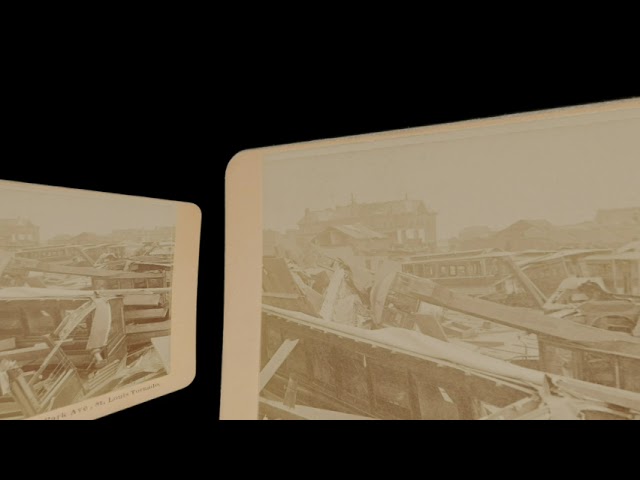 Cable Car House, Park Ave, St Louis 1896 Tornado (VR 3D still-image)