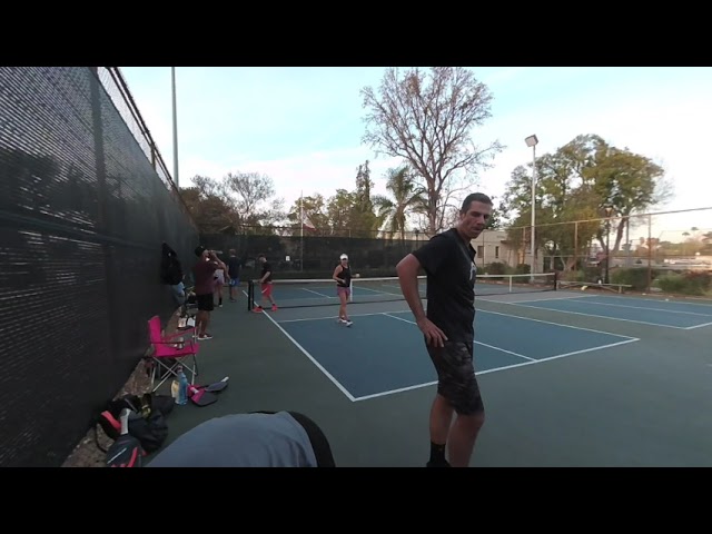 3D VR180 Crazy High level Pickleball 5.0+ Jessie Irvine Erik Lange Jeff Warnick SBS Oculus