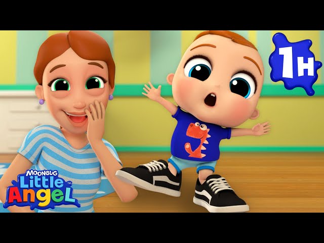 Baby John Gets Dressed By Himself |  Little Angel👼| Kids Songs & Nursery Rhymes | Be Brave!