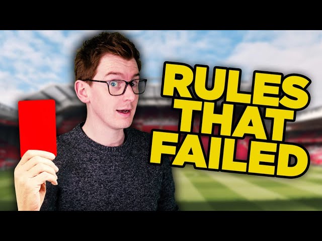 Football Rules That Failed