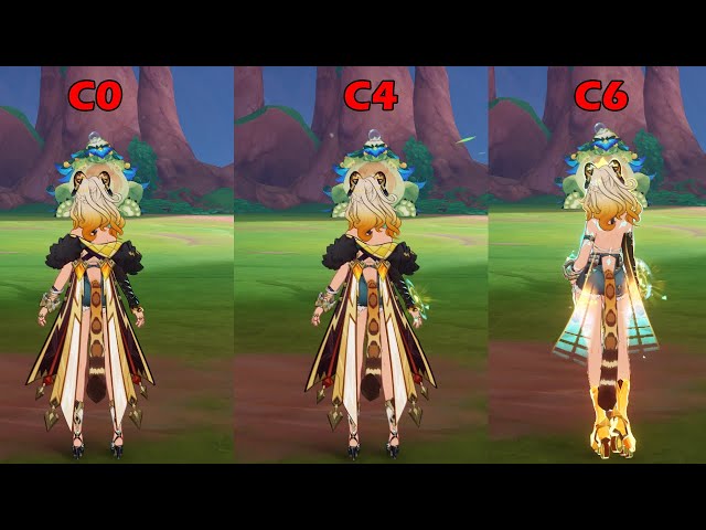 XILONEN C0 ~ C6 COMPARISION | Genshin Impact