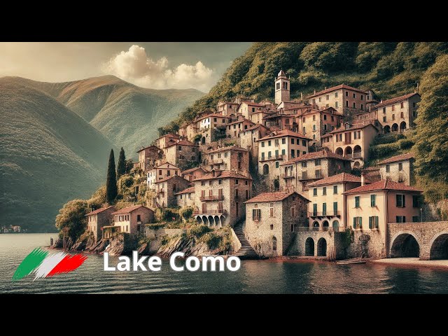 Corenno Plinio - Most Beautiful Villages in Italy 🇮🇹 - UHD 4K 60fps