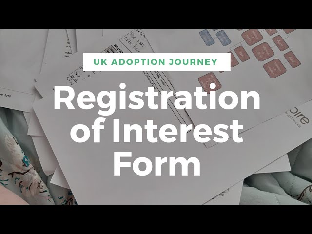 Registration of Interest Form | UK Adoption Journey