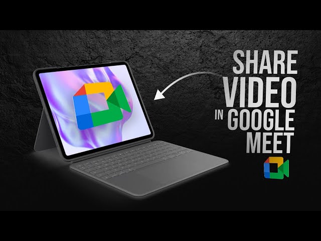 How to Share Video with Audio in Google Meet Using iPad (tutorial)