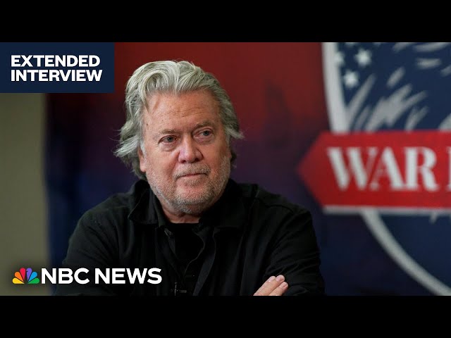 Steve Bannon says 'Donald Trump is a moderate in the MAGA movement': Full interview