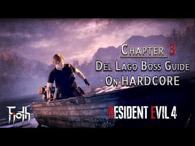 Resident Evil 4 - Del Lago Boss Guide on HARDCORE (No Direct DMG)