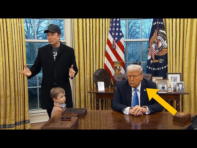 Trump looks FURIOUS as Elon takes over Oval Office