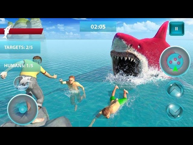 Hungry Shark 🦈 Takes Over Android Gaming! | A most Relastic game for Android Hungry shark 🦈🦈