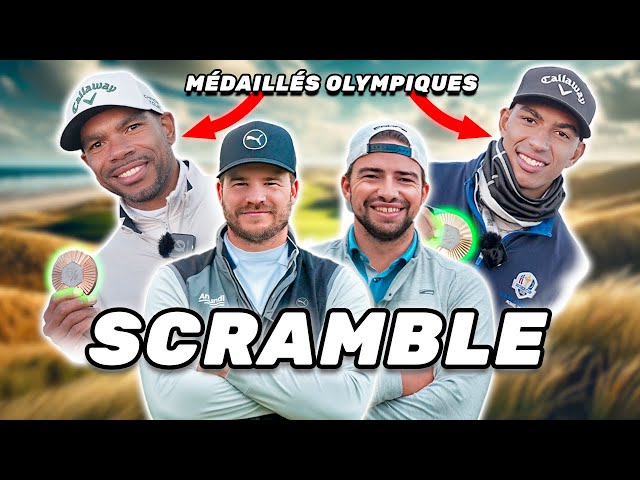 GOLF avec des MEDAILLÉS OLYMPIQUES! Enorme scramble à 4