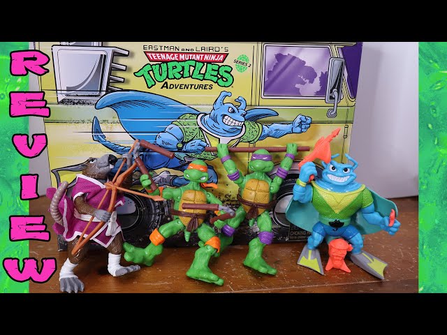 NEW Teenage Mutant Ninja Turtles Comic Heroes Adventures Series 2 Figure 4 Pack Review