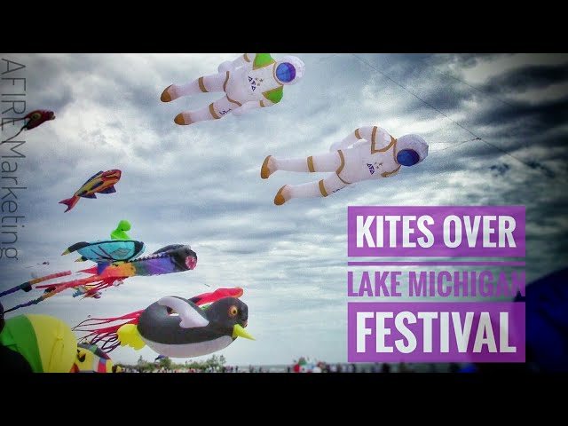 Kites Over Lake Michigan Walk Around