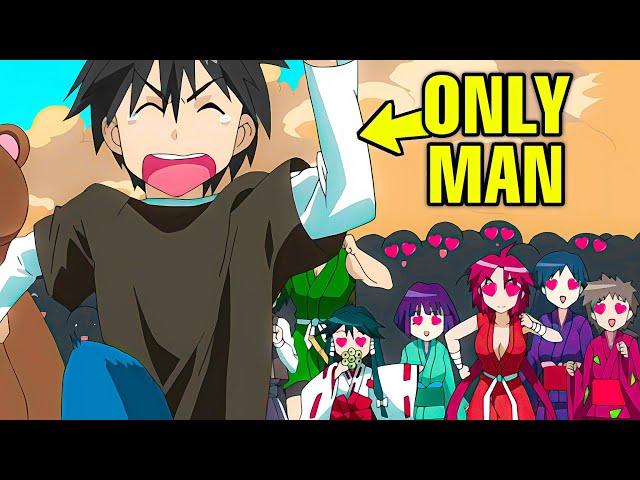 Lost Boy CHASED By Thirsty Girls On An ALL-Girl Island | 1 Anime Recap