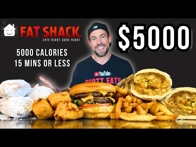 TRYING TO WIN THE $5,000 FAT SHACK 5K FOOD CHALLENGE (WITH LEG DAY BONUS!) SCOTT EATS YOUTUBE