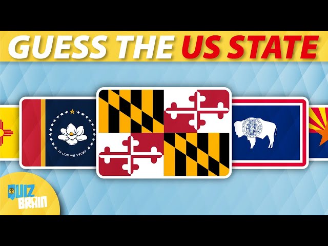 50 US State Flags Challenge | How Many Can You Guess?