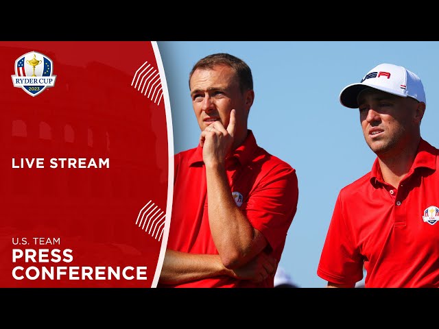 LIVE | Cantlay, Spieth, Schauffele, Thomas Press Conference | 2023 Ryder Cup