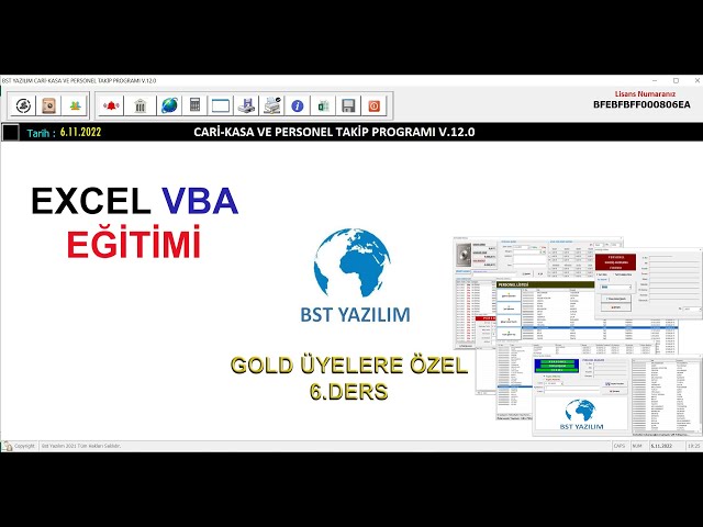 Excel VBA-SQL Gold Üyelere Özel  6.Ders