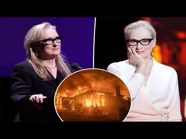 Meryl Streep cut a ‘car-size hole in the fence’ to escape L.A. fire: ‘Determined to make it out’