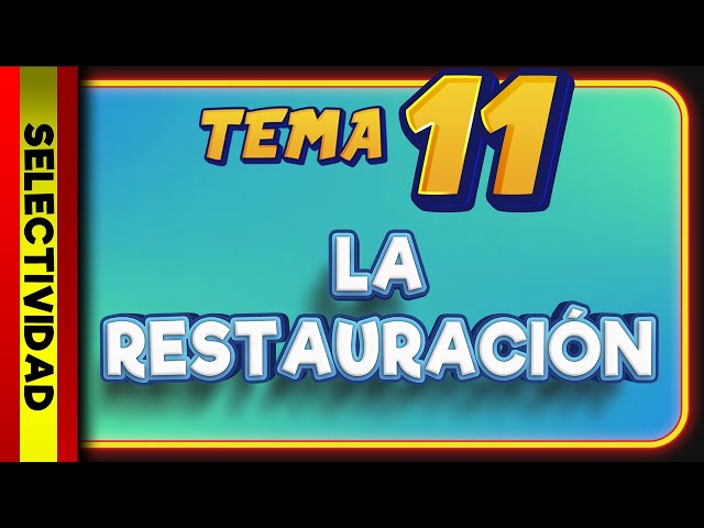 🇪🇸 El régimen de la restauración [1875-1902] 🌐 HISTORIA de ESPAÑA