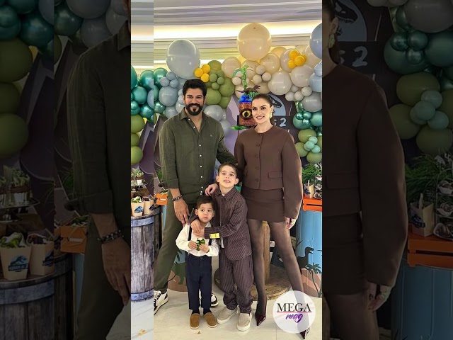 Fahriye Evcen ile Burak Özçivit'in oğulları Kerem 2 yaşında 🎂