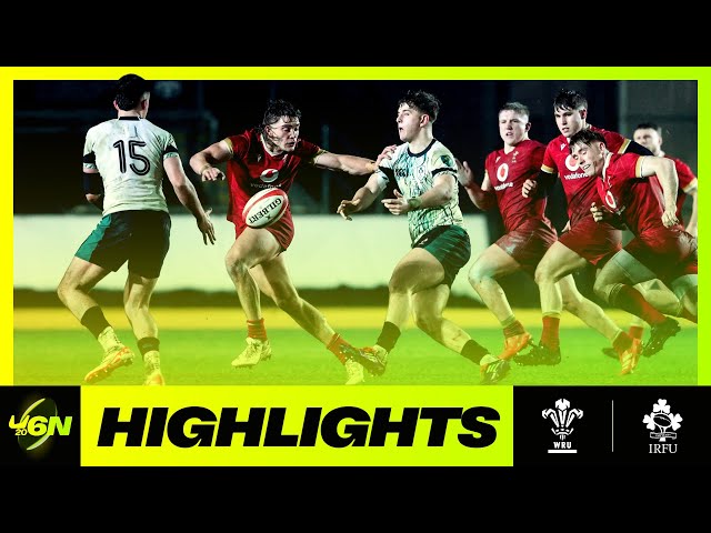 HIGHLIGHTS | WALES v IRELAND | 2025 U6N20 | RUGBY HIGHLIGHTS