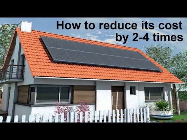 Solar home heating becomes cost-effective. Mirrors reduce its cost by 2...3 times