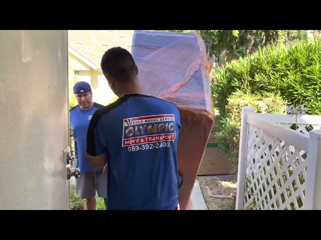 Loading heavy furniture in Fresno, Ca